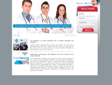 Tablet Screenshot of isalud.cl