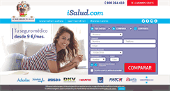 Desktop Screenshot of isalud.com