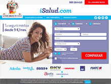 Tablet Screenshot of isalud.com